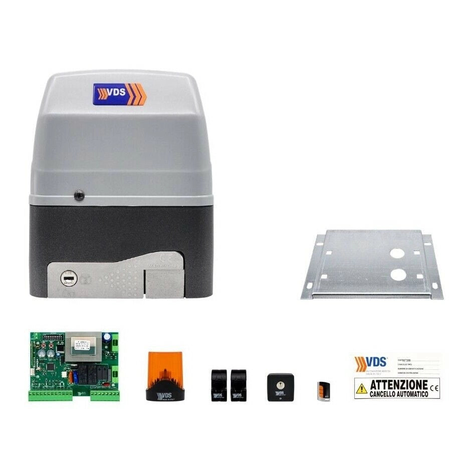 KIT PER CANCELLI SCORREVOLI FINO A 400 KG VDS KIT GEKO 230V 11090/2 AUTOMAZIONE