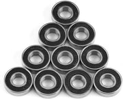 Lotto di 10 Piastrine a Rulli 6001-2RS 12 x 28 x 8 mm Piastrine a Rulli a Profondità con Guarnizione di Gomma e Doppia Scudo di Protezione