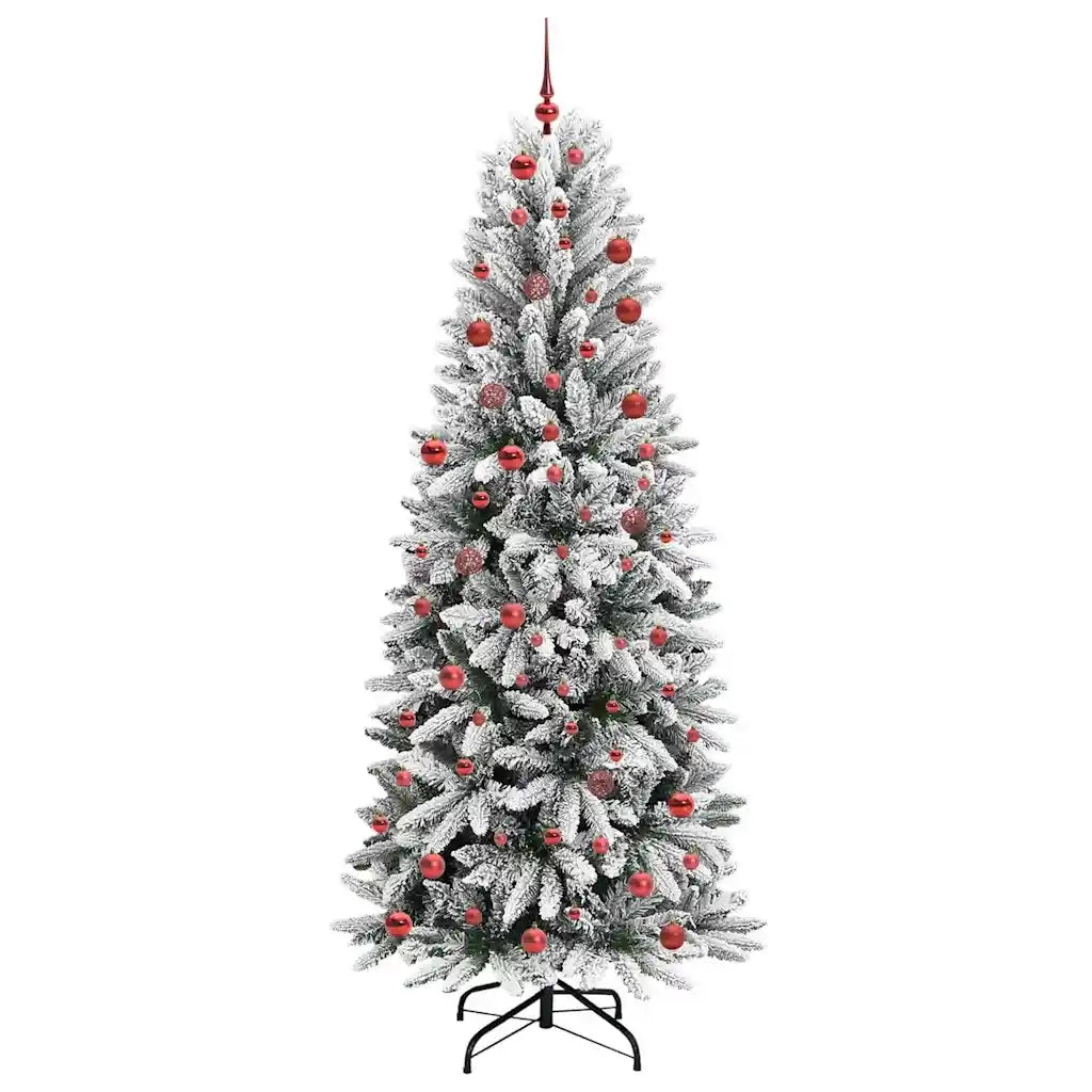 Albero di Natale Artificiale-Albero Natalizio con 300 LED Bianco 210 cm 832943
