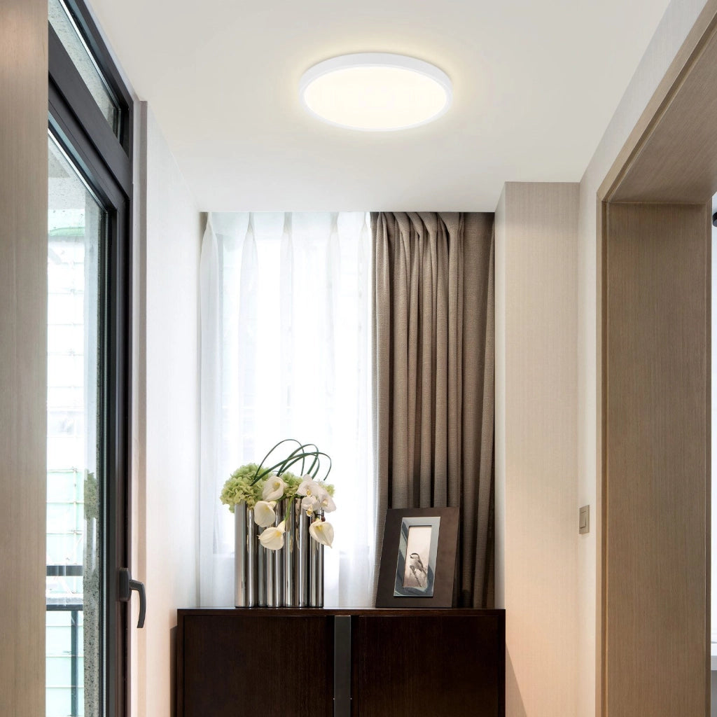 ZMH Lampada da soffitto LED piano 18cm 15W bianco 4000K moderna per cucina corridoio camera letto