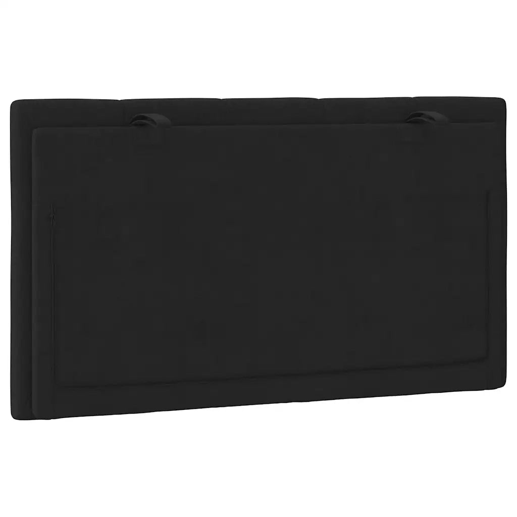 Cuscino Testiera Hanko Nero 80 cm in Velluto CFW1580368