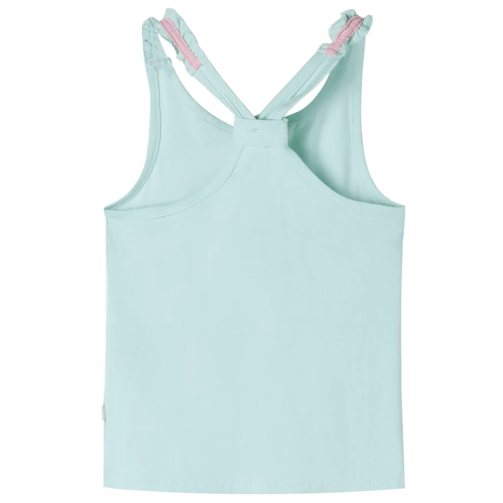 Canotta da Bambina Menta Chiaro 140cod mxl 109565