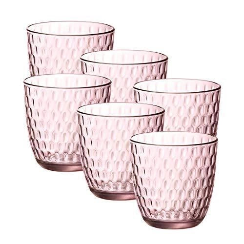 Bormioli Rocco 6 Slot Wassergläser Rosa 29 Cl