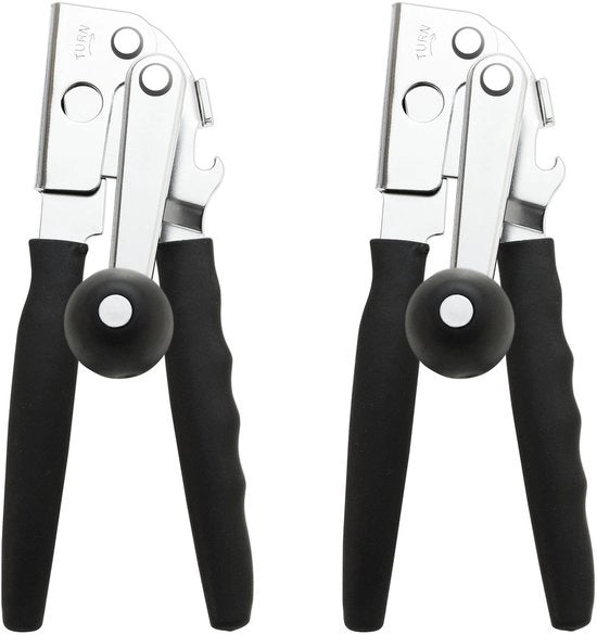 2-pack apri-bottiglie pesanti con maniglie antiscivolo, manuale, per grandi bottiglie
