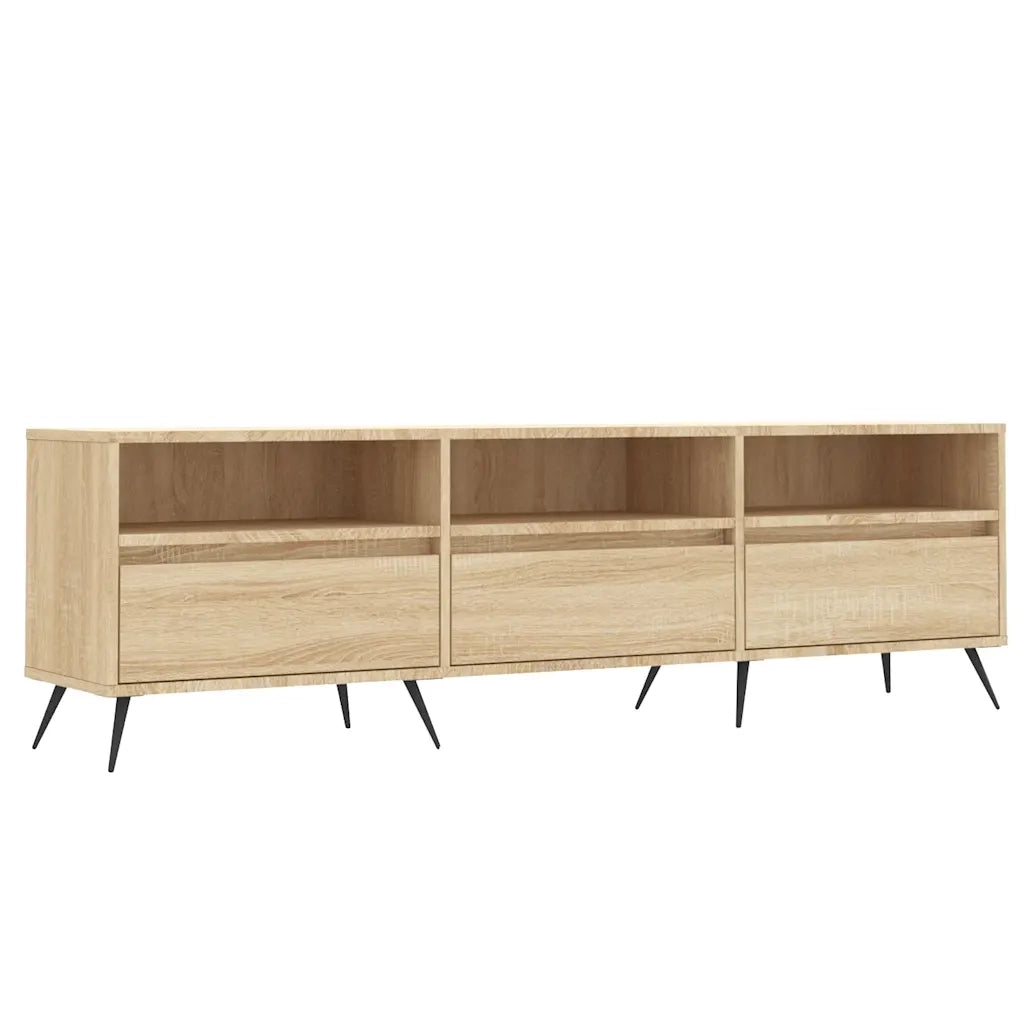 Mobile Porta TV Rovere Sonoma 150x30x44,5 cm Legno Multistrato