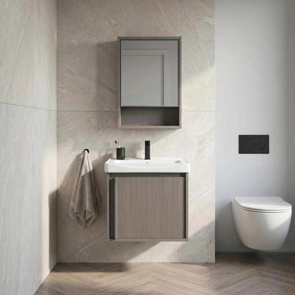 Set Di Mobili Da Bagno Con Lavabo Gama T25023 Kjm 50cm