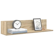 Mensole Parete 2pz Rovere Sonoma 75x16,5x16,5 cm in Truciolato 860033