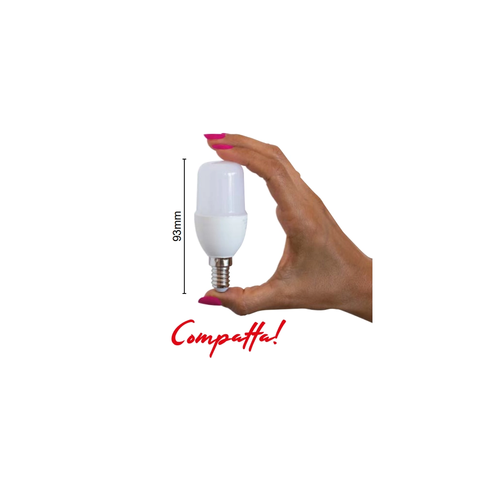 Lampadina a led E14 6,5W cilindrica 806 lm 3000k