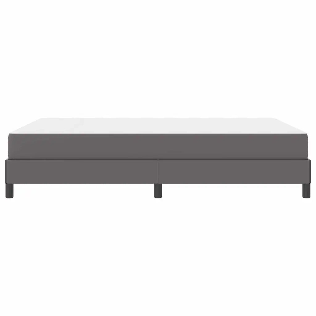 Struttura del letto con materasso Grigio 140 x 200 cm Tessuto 3398636