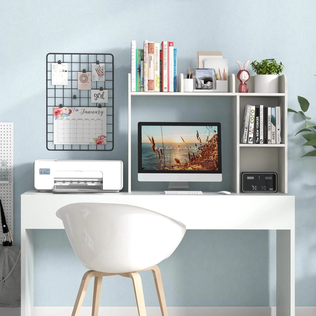 Scaffale con 5 Cassetti in Stile Moderno,Libreria Facile da Montare, 94x25x74 cm, 3 Colori