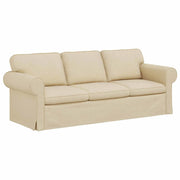 Divano | Divano da soggiorno | Sofa Crema 215 x 82 x 80 cm Tessuto