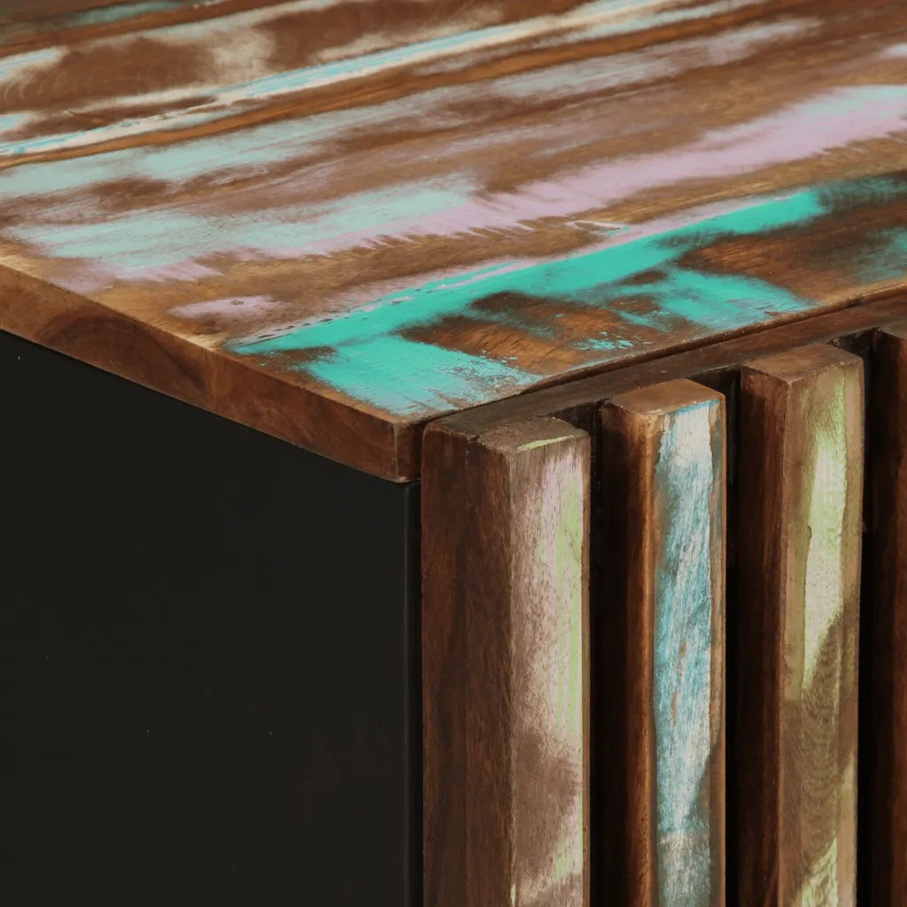 Tavolino da Salotto 80x51x40 cm in Legno Massello di Acacia