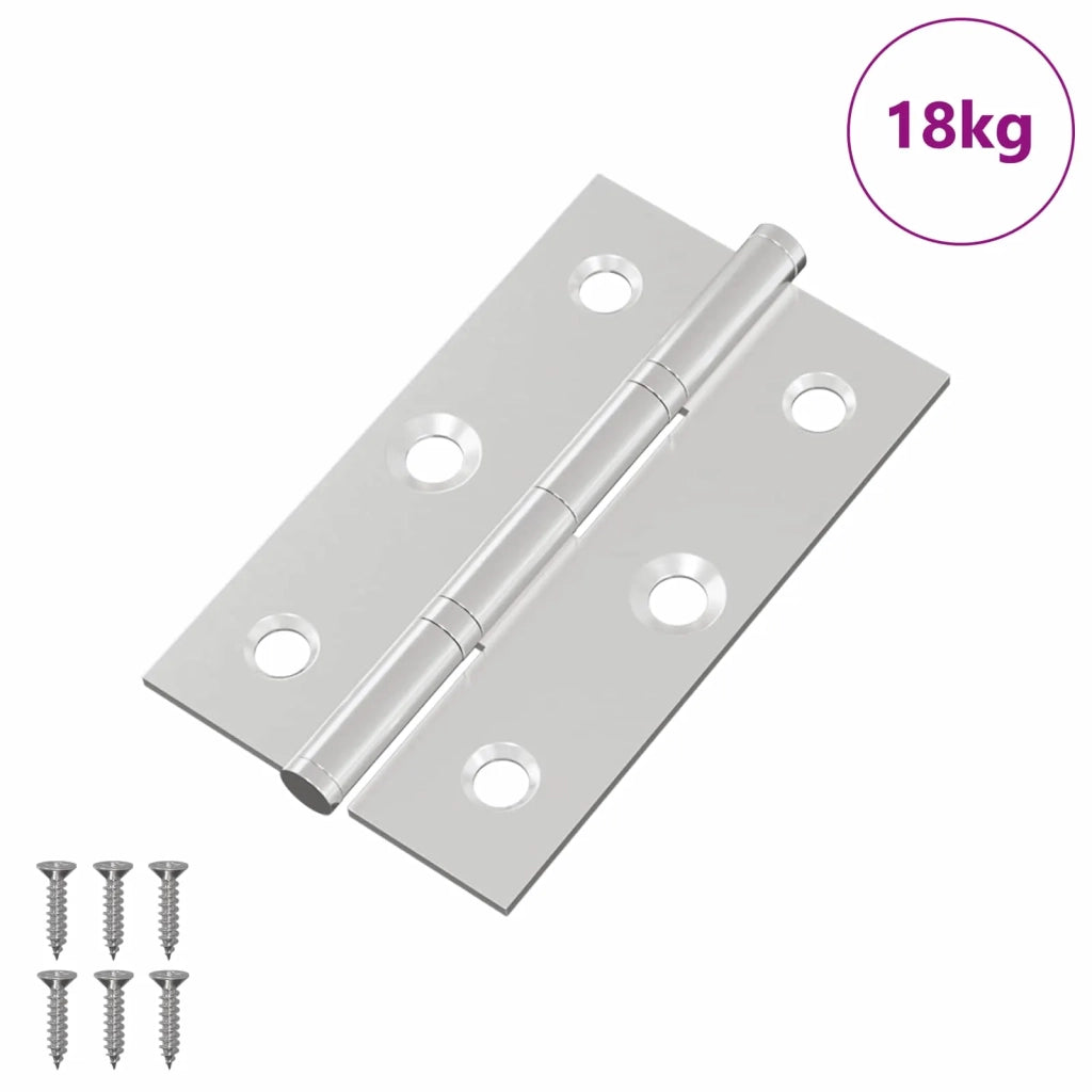 Cerniera Tinta unita 899 pcs Argento 58 x 35 x 1 mm Acciaio 864667