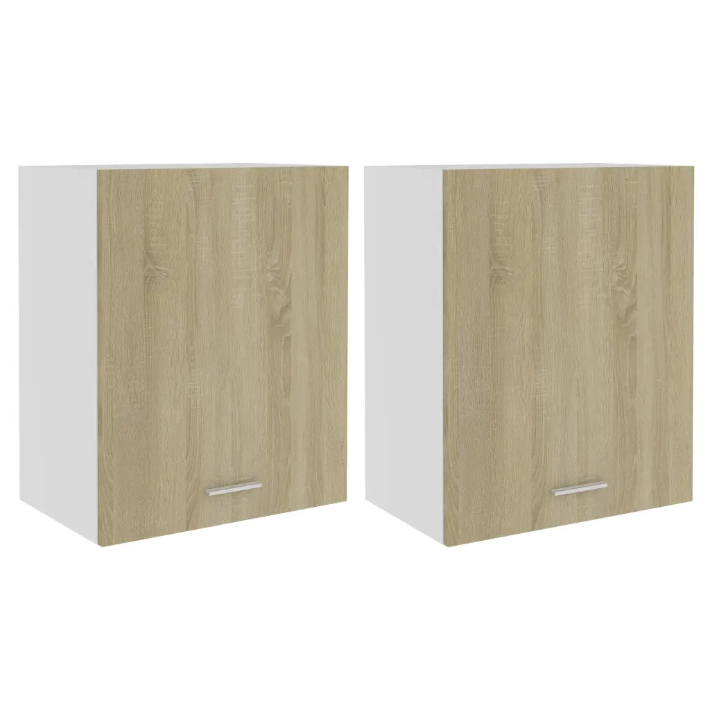 Mobili Pensili “Lyon” 2 pz Rovere Sonoma 50x31x60 cm 805081