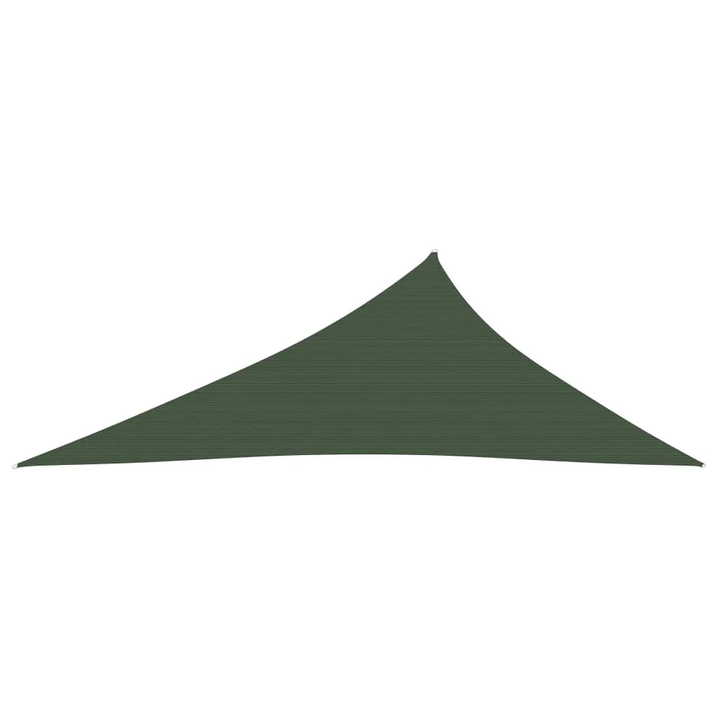 Vela ombreggiante/ombrellone 160 g/m² HDPE 4 x 5 x 6,8 m verde scuro 02_0009435