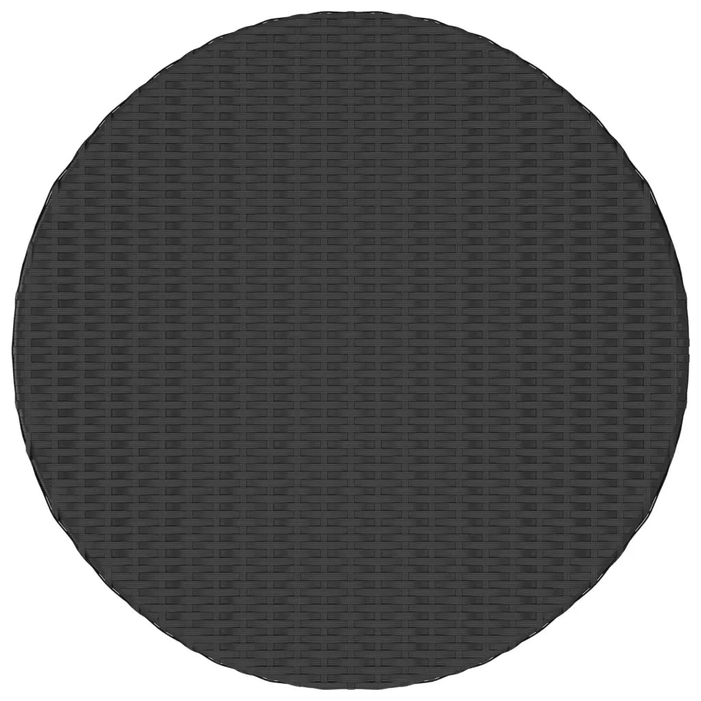Set Divani da Giardino 5 pz con Cuscini in Polyrattan Nero cod mxl 37084