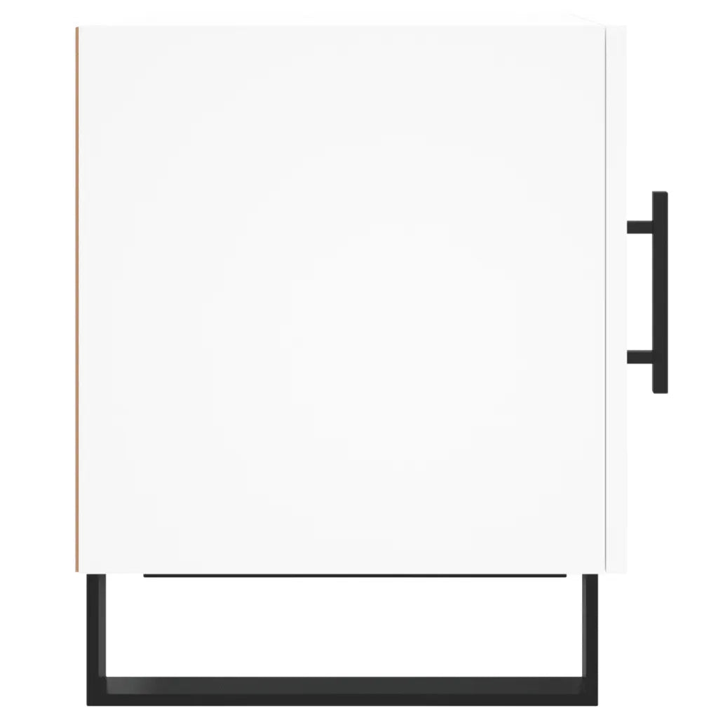 Comodini 2 pz-Set di 2 Tavolino da notte Bianchi 40x40x50 cm in Legno Multistrato 612641
