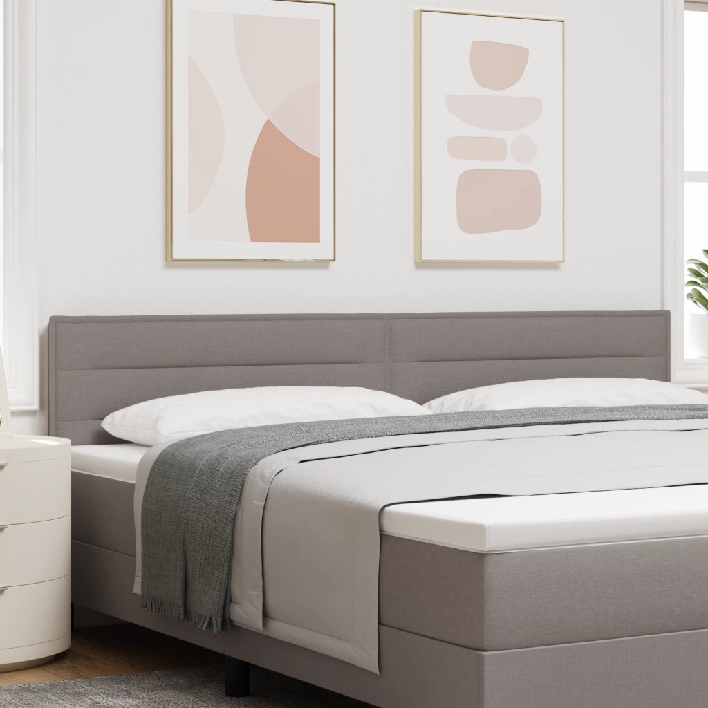 Testiera  Design Linea Tortora 200 cm Tessuto