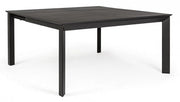 Tavolo Allungabile Konnor 160x110/160 cm Antracite in Alluminio