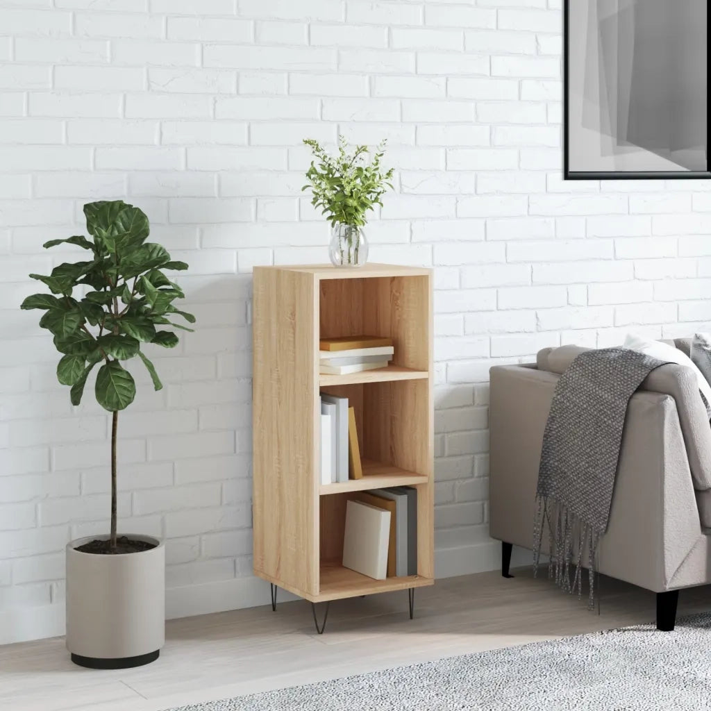 Credenza Rovere Sonoma 34,5x32,5x90 cm in Legno Multistrato 828727