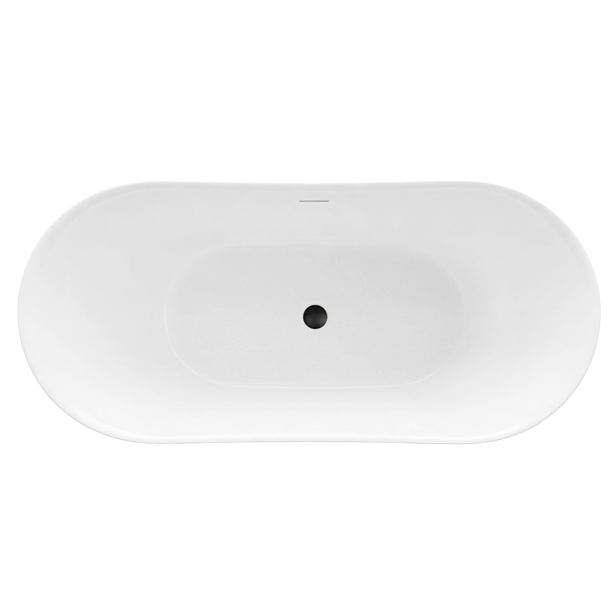 Vasca Bagno Da Terra Rea Ferrano Slim 180 Copritappo bianco