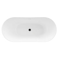 Vasca Bagno Da Terra Rea Ferrano Slim 180 Copritappo bianco