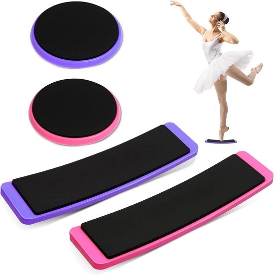 Tolset a quattro per pattini da ghiaccio per migliorare l'equilibrio e la tecnica di rotazione per ballerini, pattinatori e ginnasti.