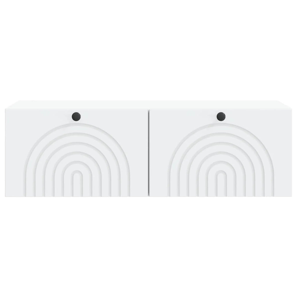 Mobile Porta TV da Muro Bianco 99 x 41 x 30 cm 898185