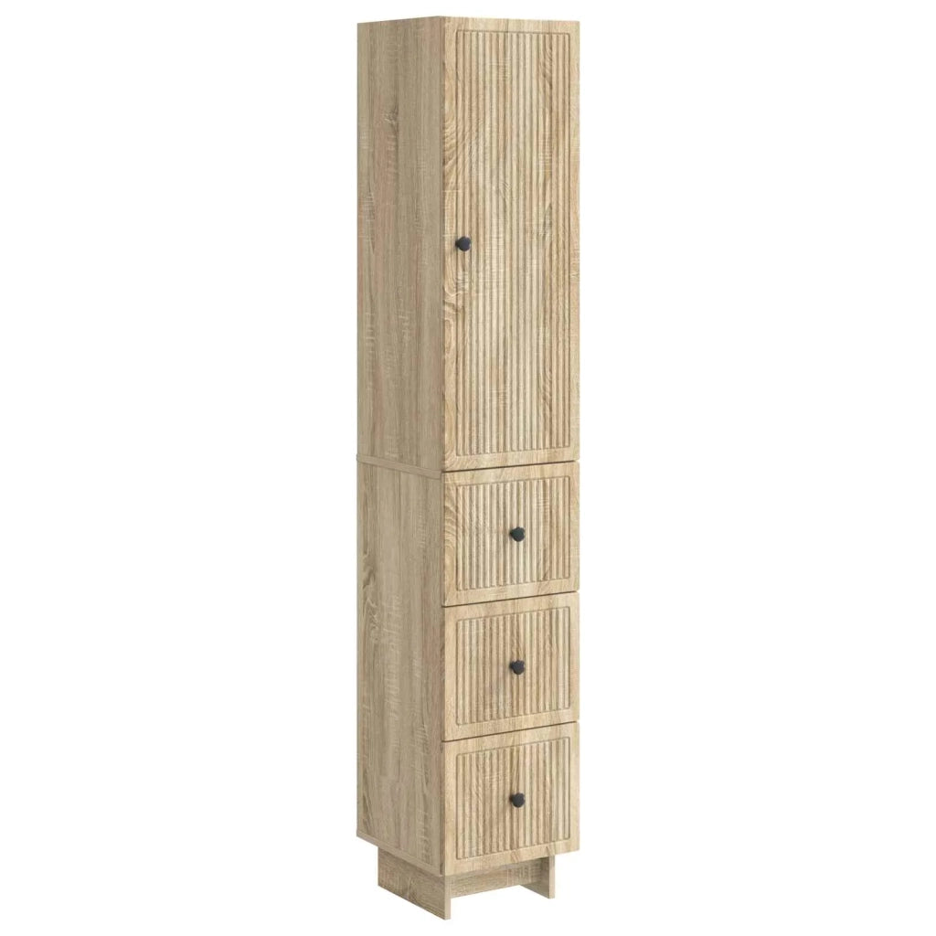 Set di armadi 2 pcs 33 x 34,5 x 90 cm Legno ingegnerizzato