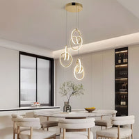 Lampada A Sospensione Led G082-3cpr Gold