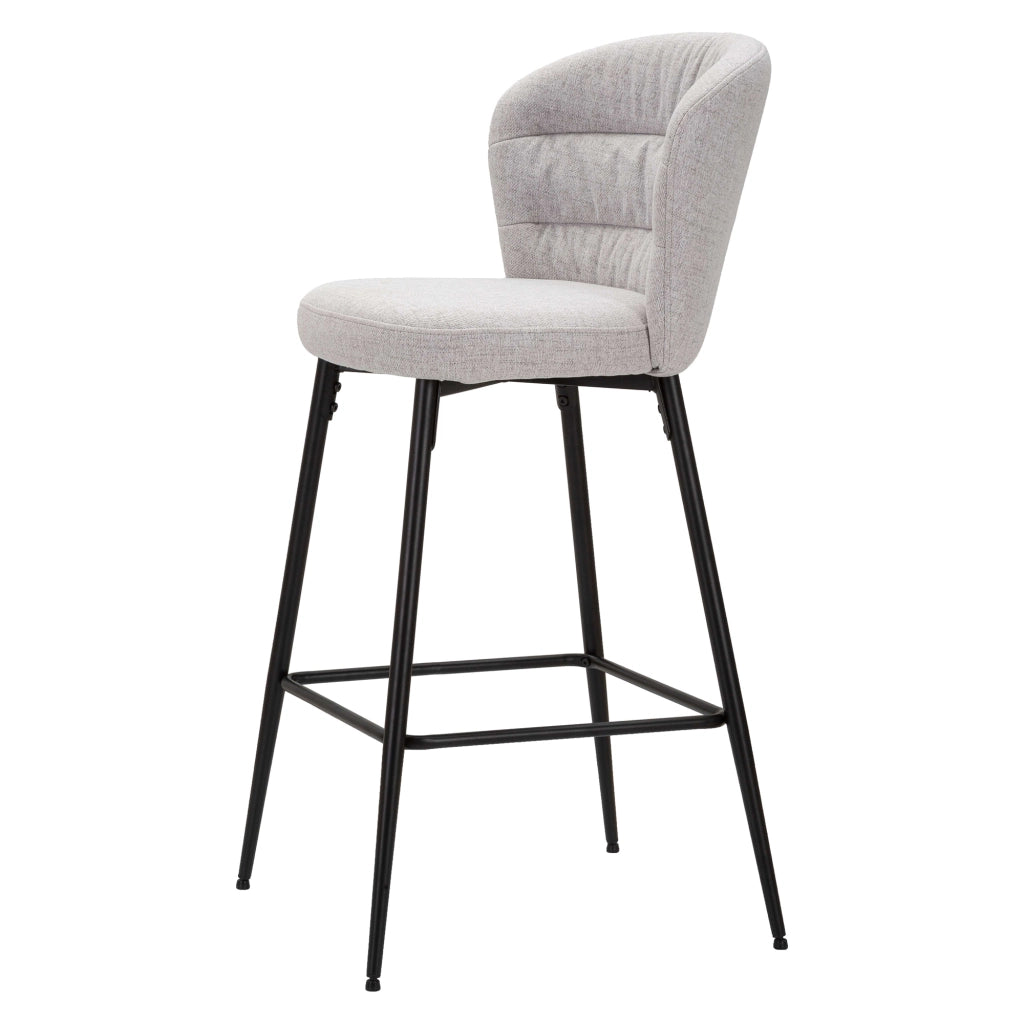 Guadal, Sgabello Imbottito, 52x59x108h cm Grigio