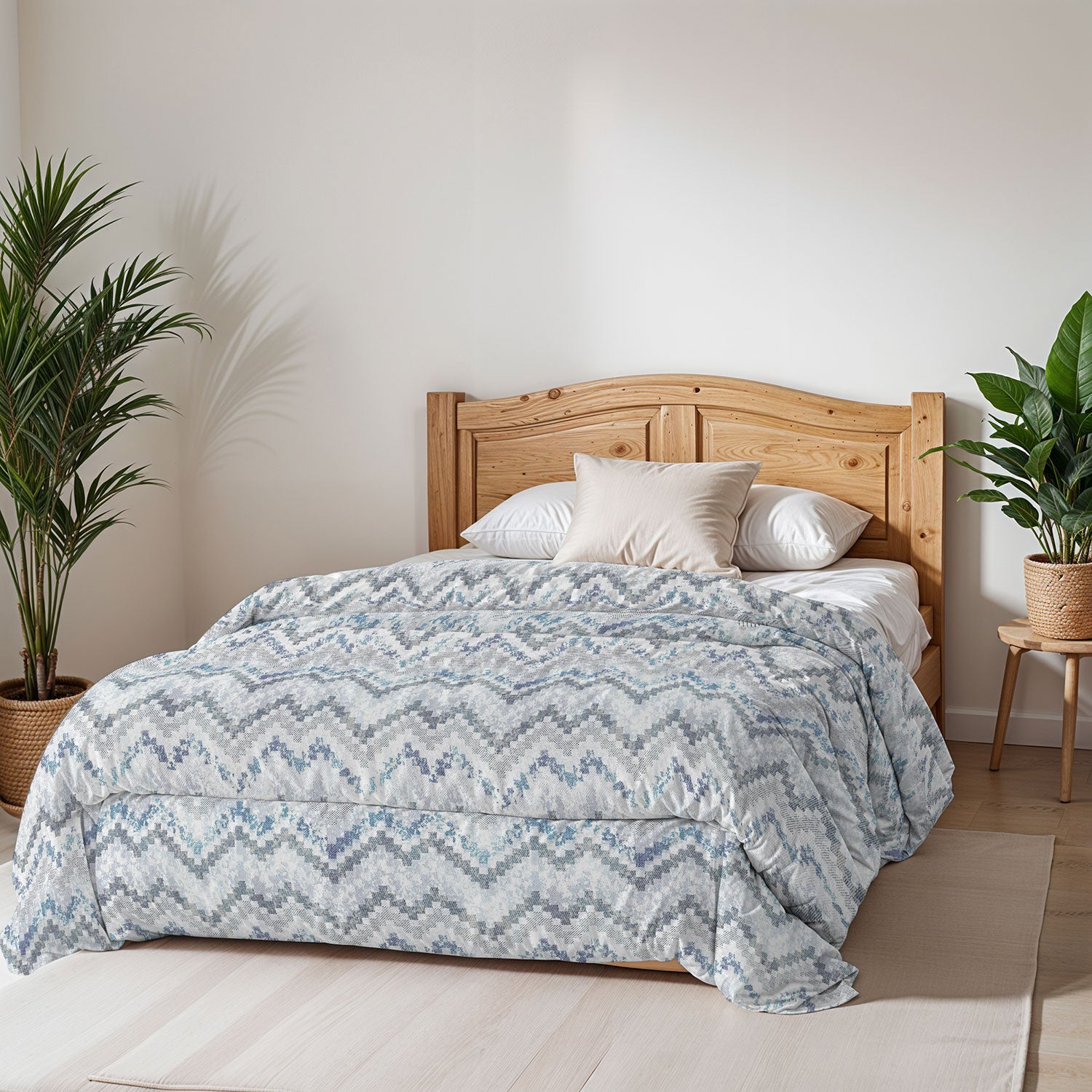 Trapunta Invernale Matrimoniale Stampata in Microfibra 200gr Double Face Jakarta