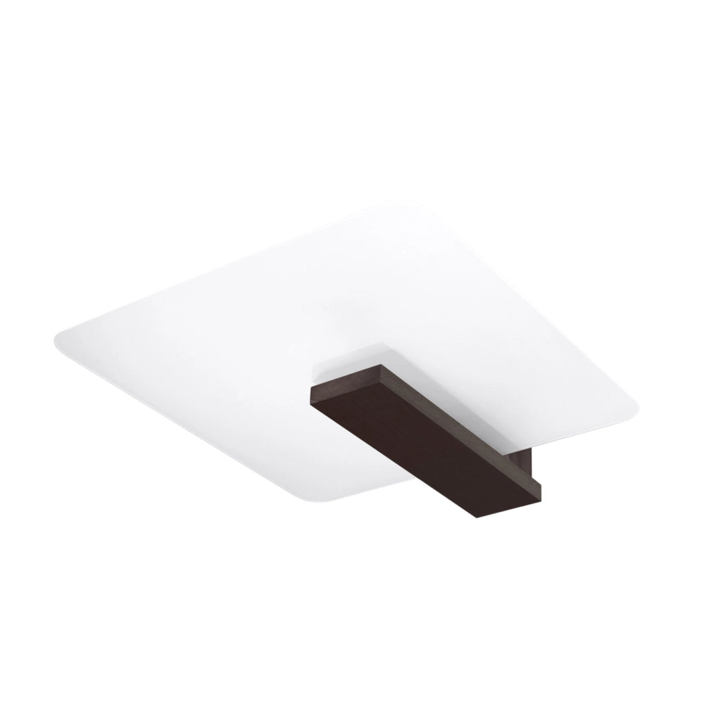Applique/plafoniera NORKKA wenge legno 2xE27 Pure Lume