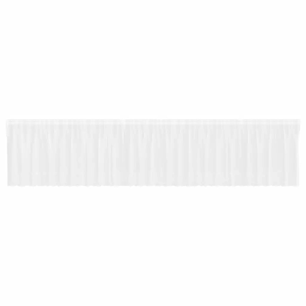 vidaXL Tende con tende Bianco 750 x 180 cm Poliestere