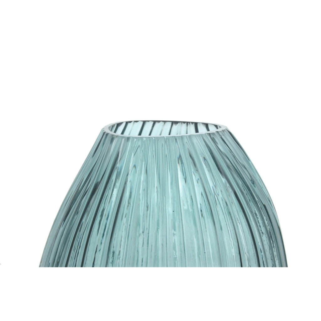 Vaso in vetro soffiato Sidney blu