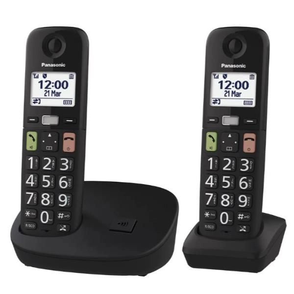 Cordless  tgu112exb  tasti  grandi  duo - KX-TGU112EXB