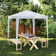 Tendone per Feste 2x2 m Bianco 48496