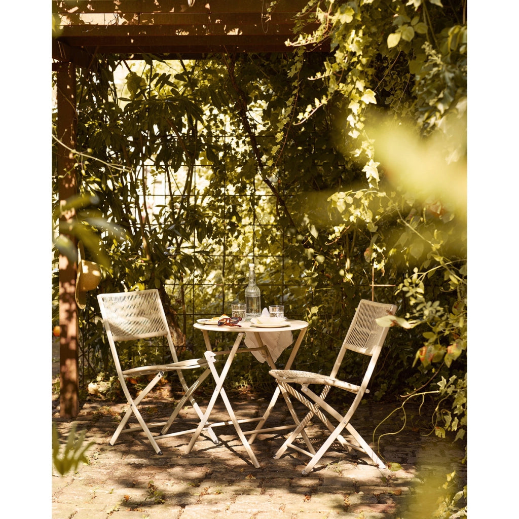 Set di 3 Mobili da Giardino Arcas, Marrone, Metallo, 60x60x71 cm