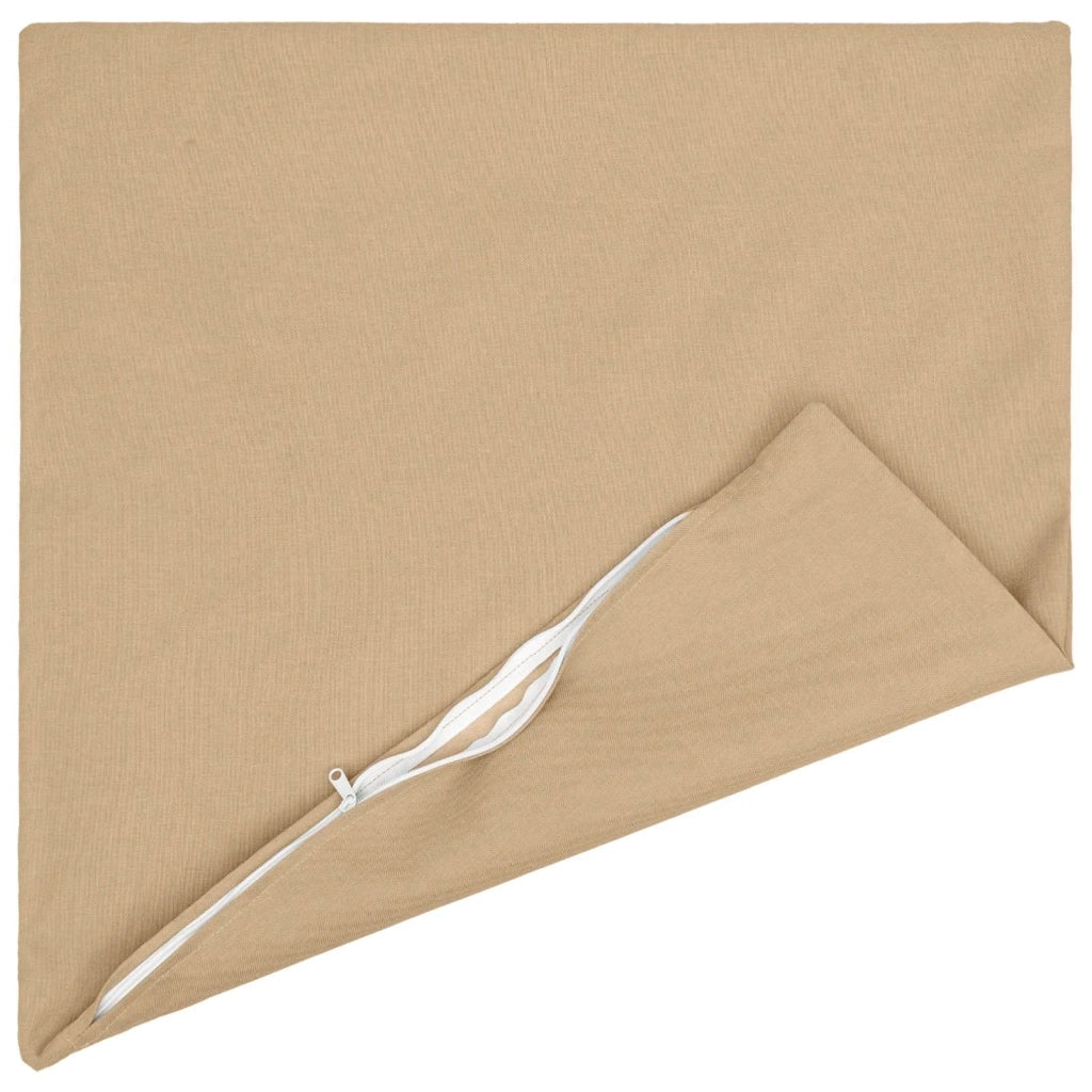 Federa 6 pz HEERLEN Crema 55 x 55 cm Tessuto 912212