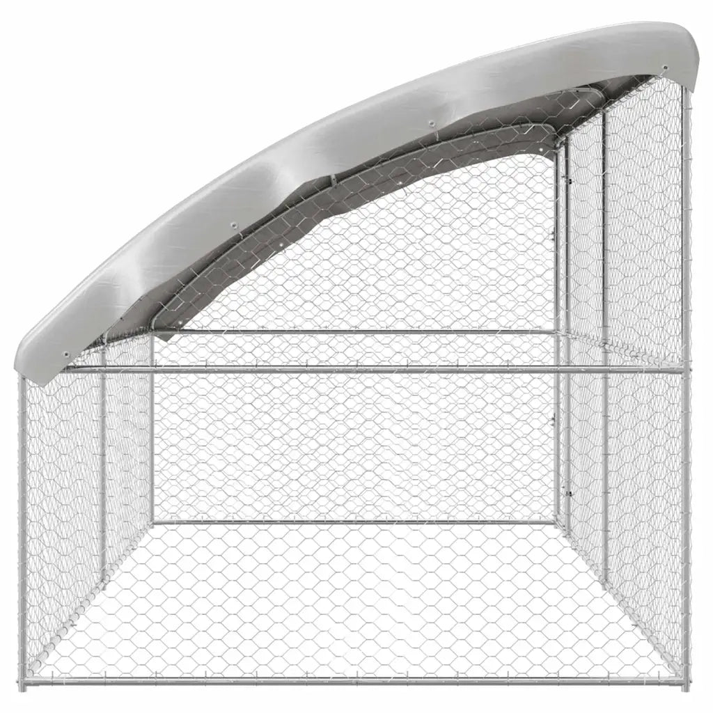 Cuccia per cani 2 pcs Argento 4 x 2 x 2 m Acciaio zincato 3368328