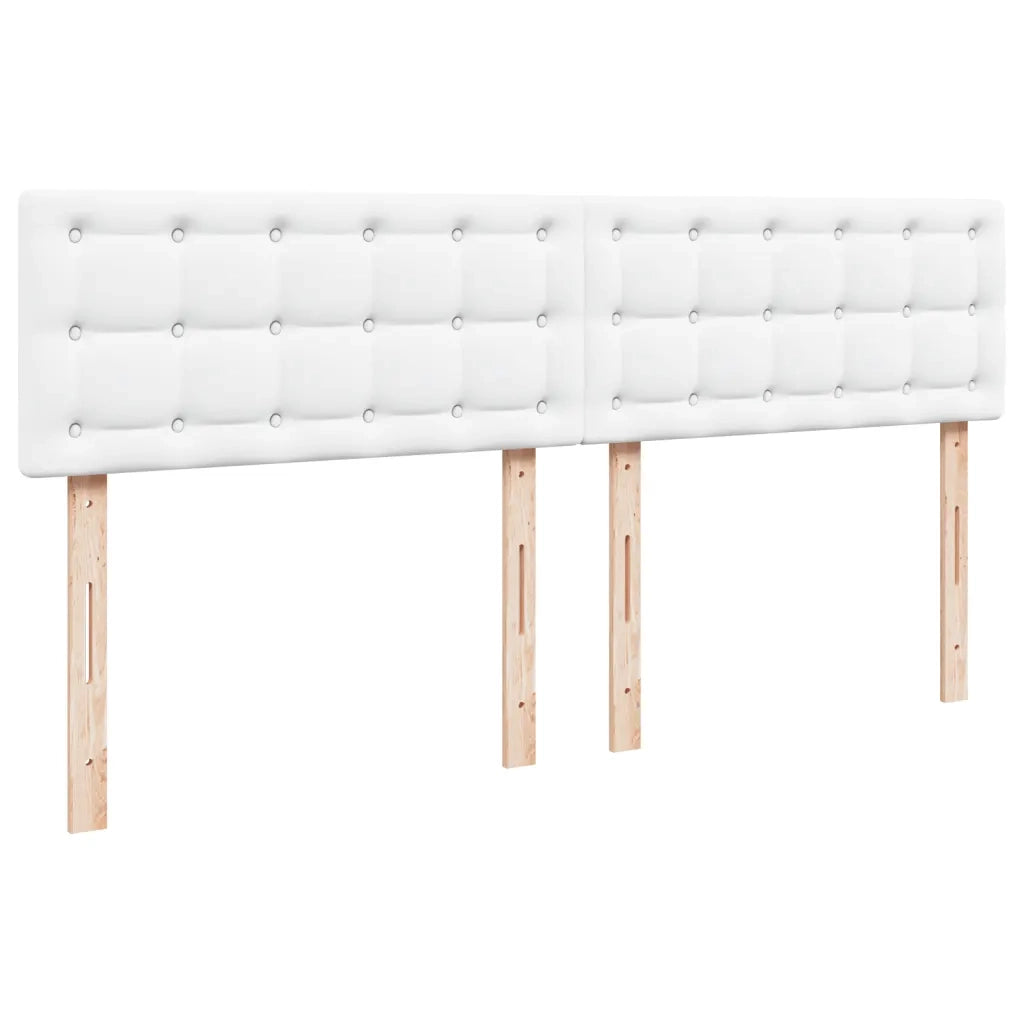 Giroletto a Molle con Materasso Bianco 180x200 cm in Similpelle