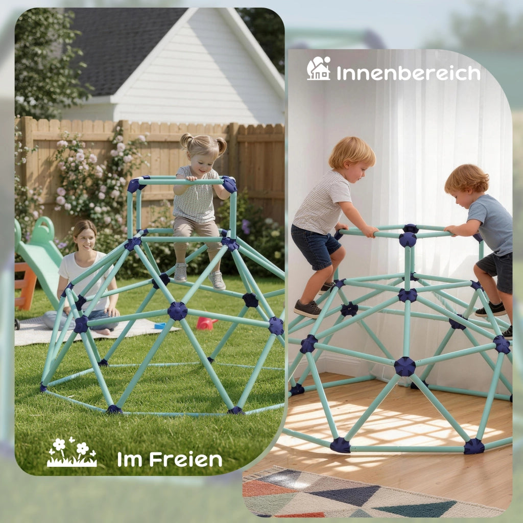Dome per arrampicata per bambini ¨C zephmum ¨C Blu, ?182.5cm, plastica