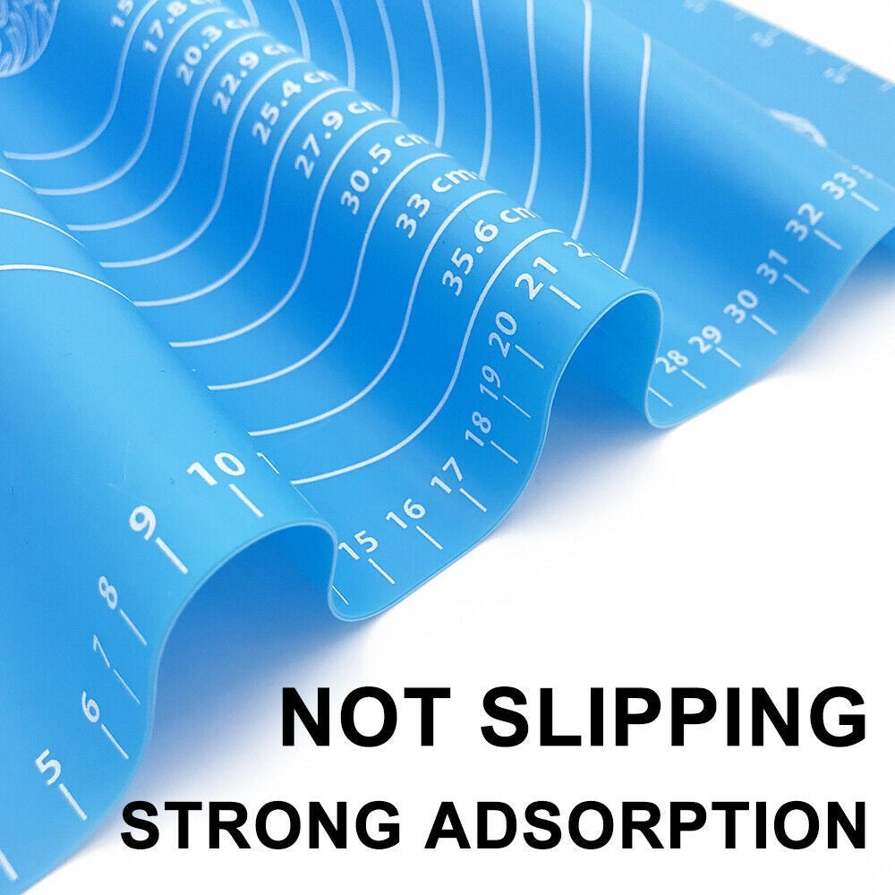 Trade Shop - Tappetino In Silicone Da Forno Per Impasto Pizza E Dolci Cottura Antiaderente -