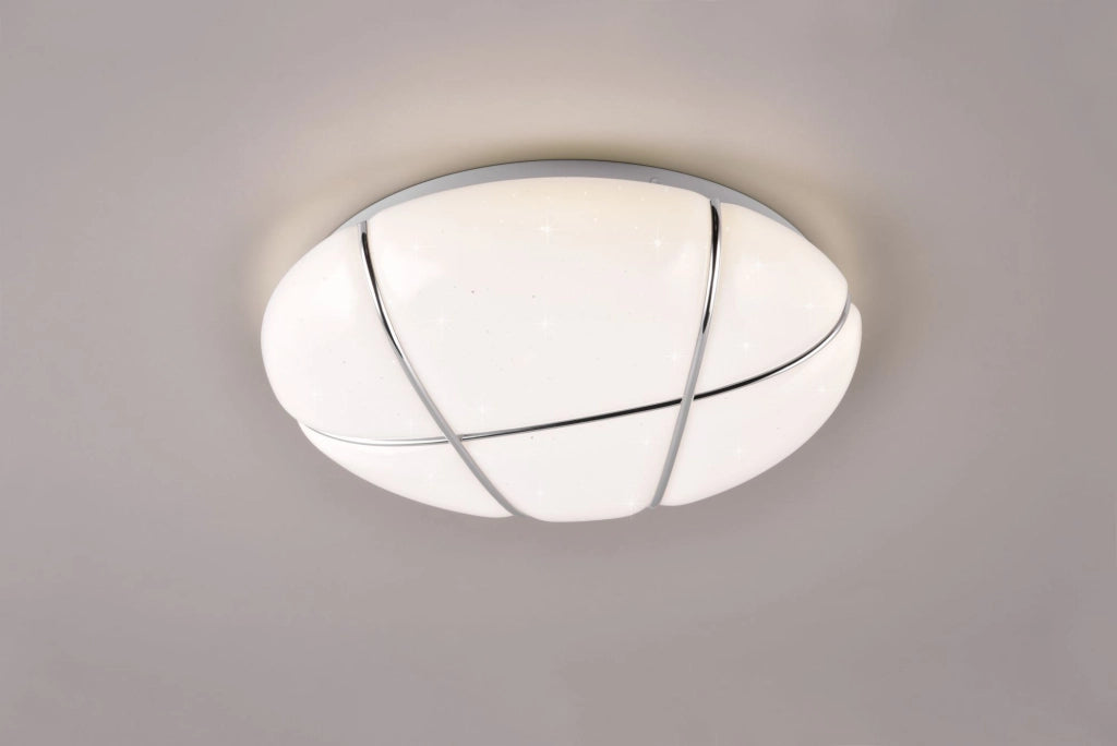 TIBOR PLAFONIERA LED 10W 1200lm, 4000K EFFETTO CIELO STELLATO CON DIMMERAZIONE AD INTERRUTTORE D. 30CM