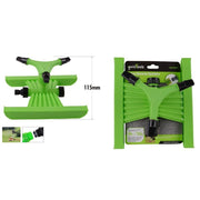 Trade Shop - Irrigatore Girevole Bracci A 3 Getti Base Supporto Slitta Irrigatori 115mm 90007 -