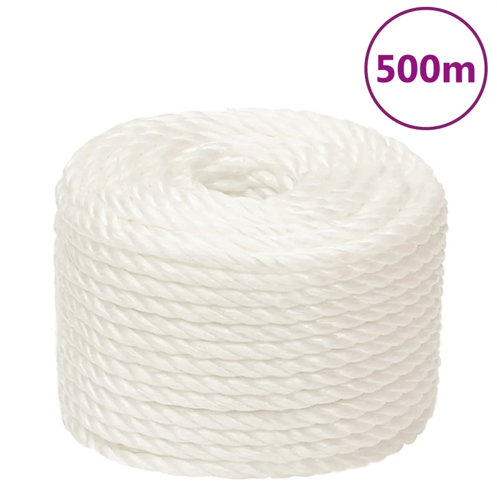 Corda da Lavoro Bianca 10 mm 500 m in Polipropilene cod mxl 49248