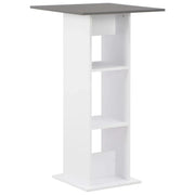 Tavolo alto stile bar/bistrot bianco 110 cm 0902057