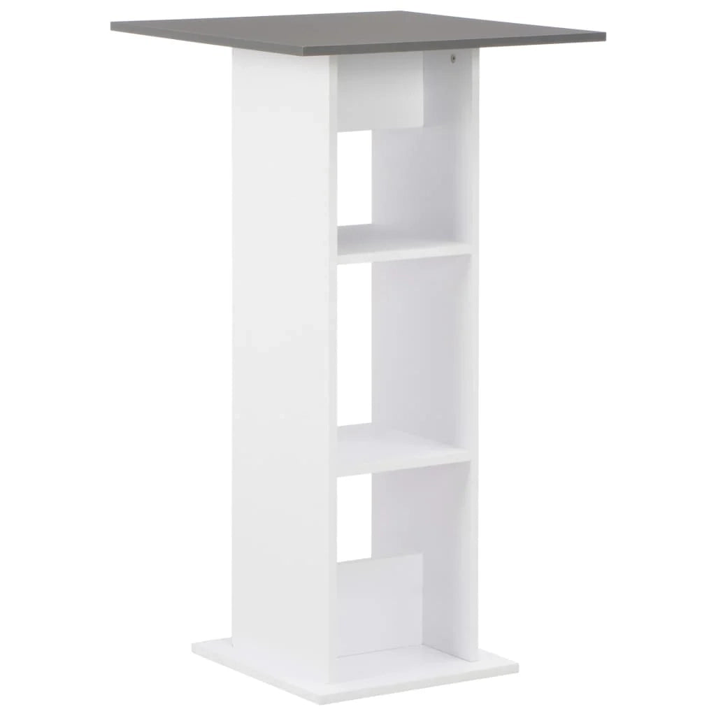 Tavolo alto stile bar/bistrot bianco 110 cm 0902057