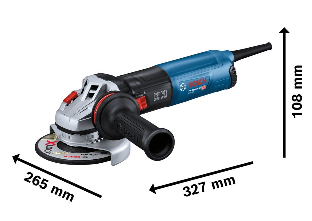 SMERIGLIATRICE BOSCH 1400W CON REGOLAZIONE DEI GIRI GWS 14-125 S