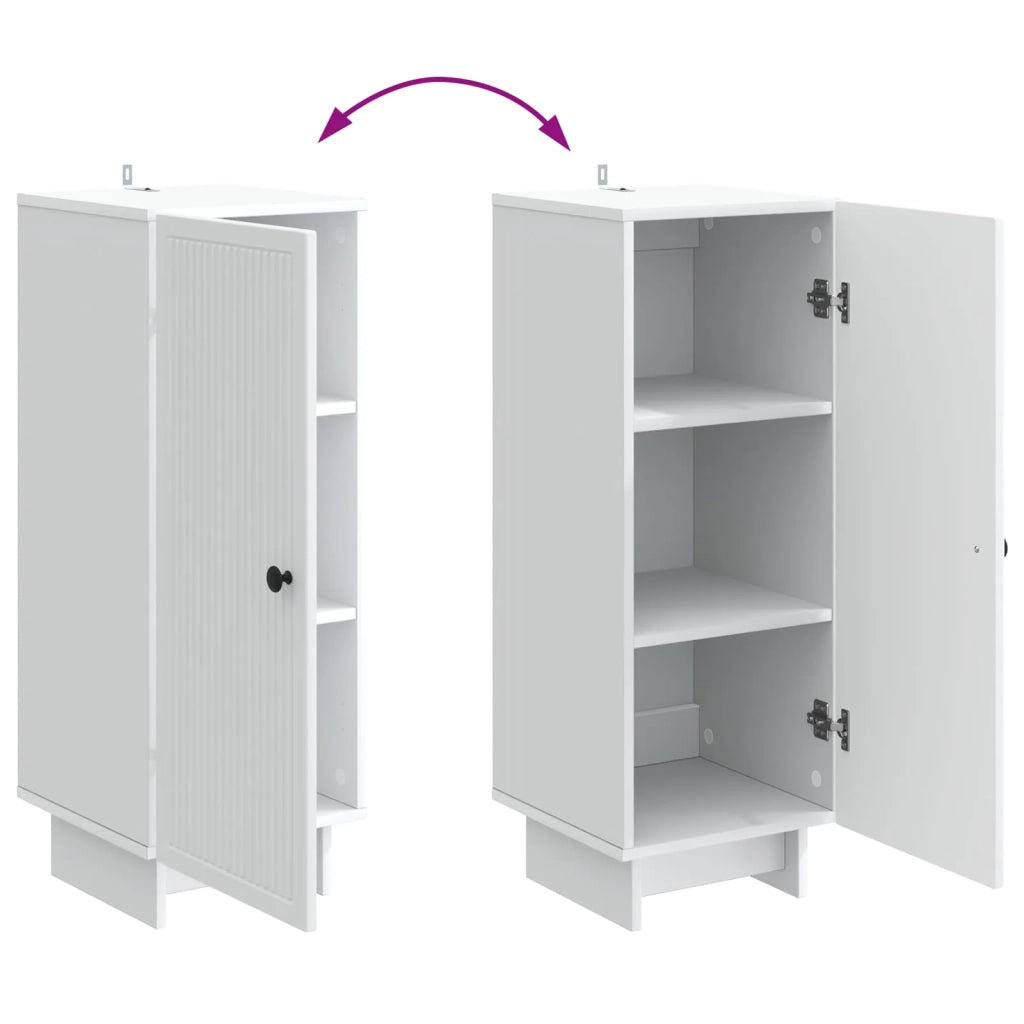 Credenza Bianco 33 x 34,5 x 90 cm Legno ingegnerizzato 893905